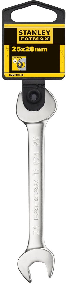 Stanley - klucz płaski fatmax 25x28mm antypoślizgowy - klucz płaski - klucze płaskie - 1 szt.