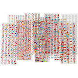 Firma Creativ https: www.cchobby.nl dżetów-d-2-10-mm-sheet-27x9-cm-content-can-vary-12-div-vellen-1-doos