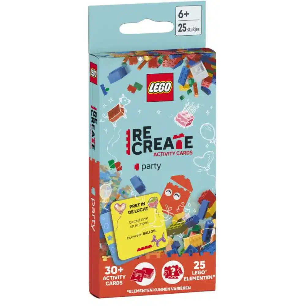 Karty aktywności Lego do odtwarzania: impreza