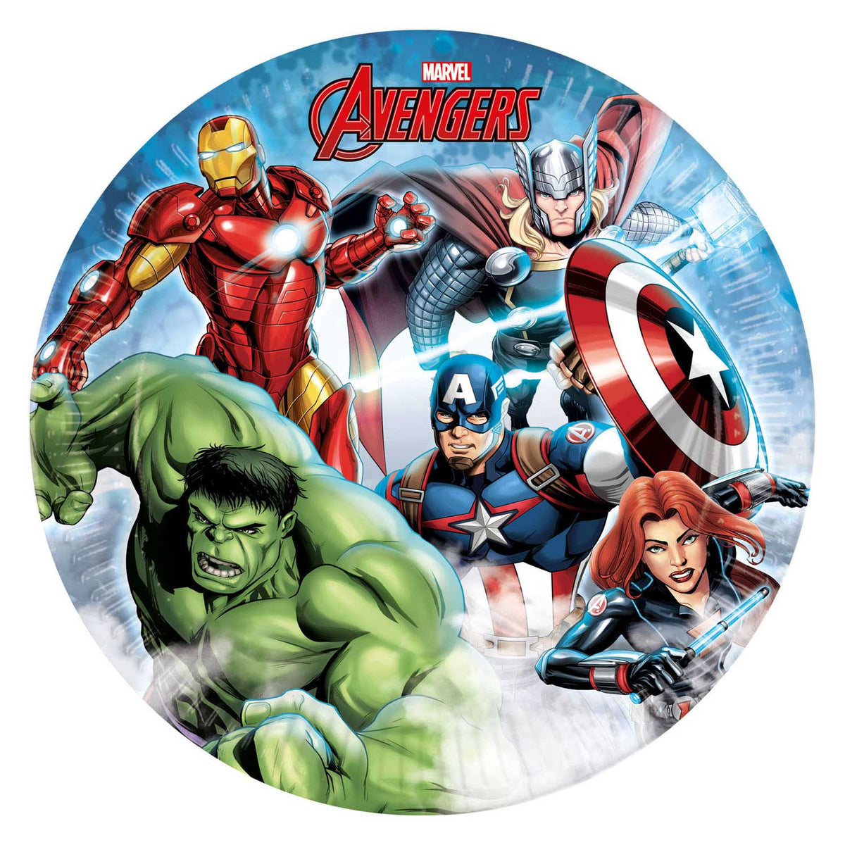 Globos talerze papierowe fsc avengers infinity stone, 8 szt.