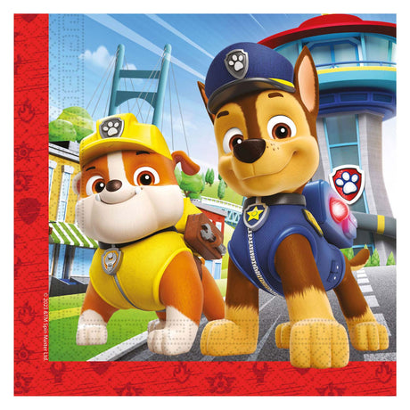 Serwetki papierowe Globos fsc Paw Patrol Rescue Heroes, 20 szt.