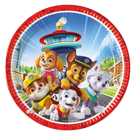 Globos talerze papierowe FSC Paw Patrol Rescue Heroes, 8 szt.