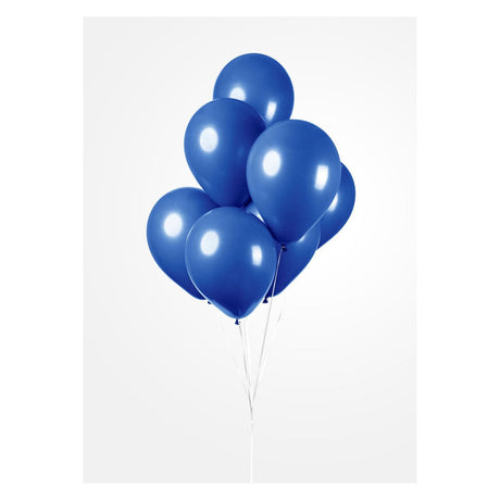 Globos balony ciemnoniebieskie 30 cm, 10st.