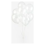 Balony Globos przezroczyste 30 cm, 10st.
