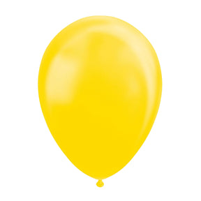 Globos balony metaliczne żółte 30 cm, 10st.
