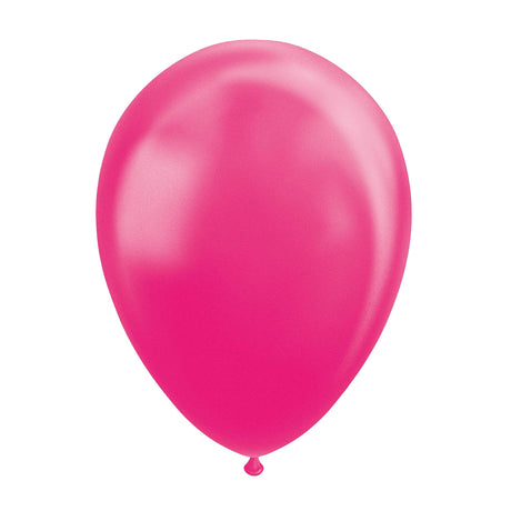 Balony Globos perłowy twardy różowy 30cm, 10szt.