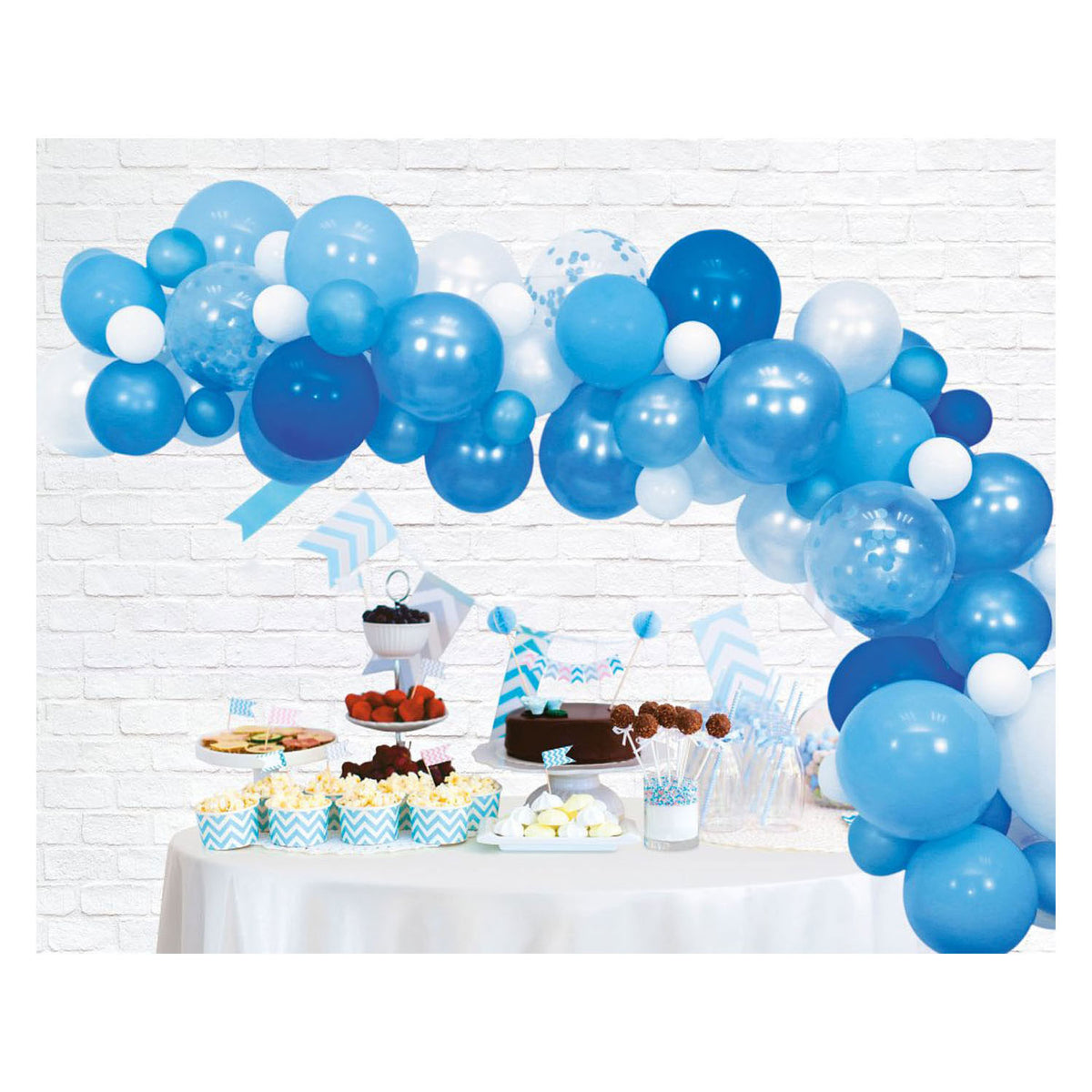 Łuk balonowy Globos w kolorze niebieskim