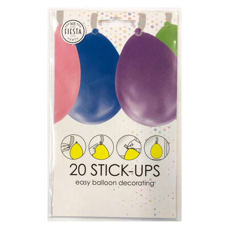 Naklejki balonowe Globos, 20 szt.