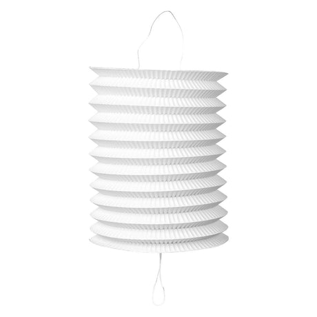 Latarnia papierowa Globos biała, 16cm