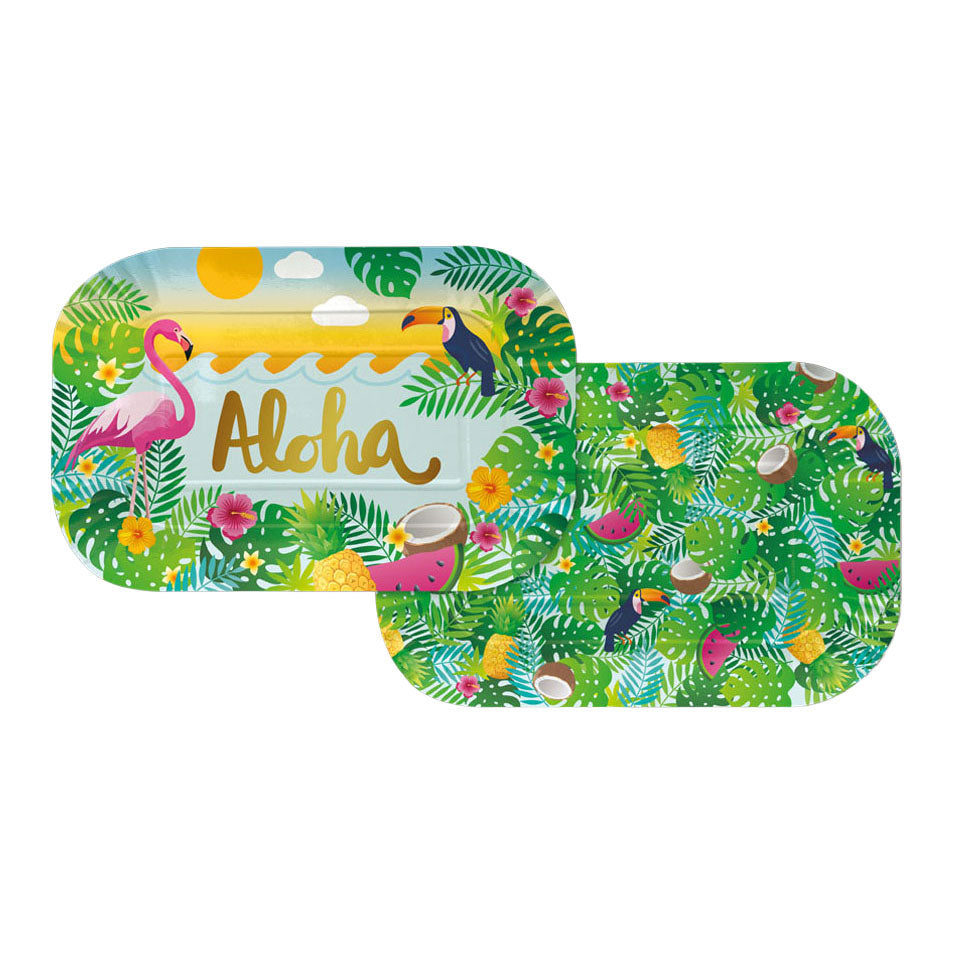 Globos papierowe talerze do serwowania 30x20cm aloha - 2 szt.
