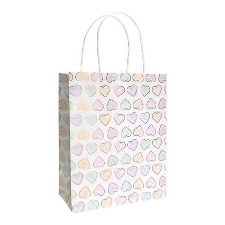 Torba prezentowa Globos 17x8x21cm akwarelowe serca