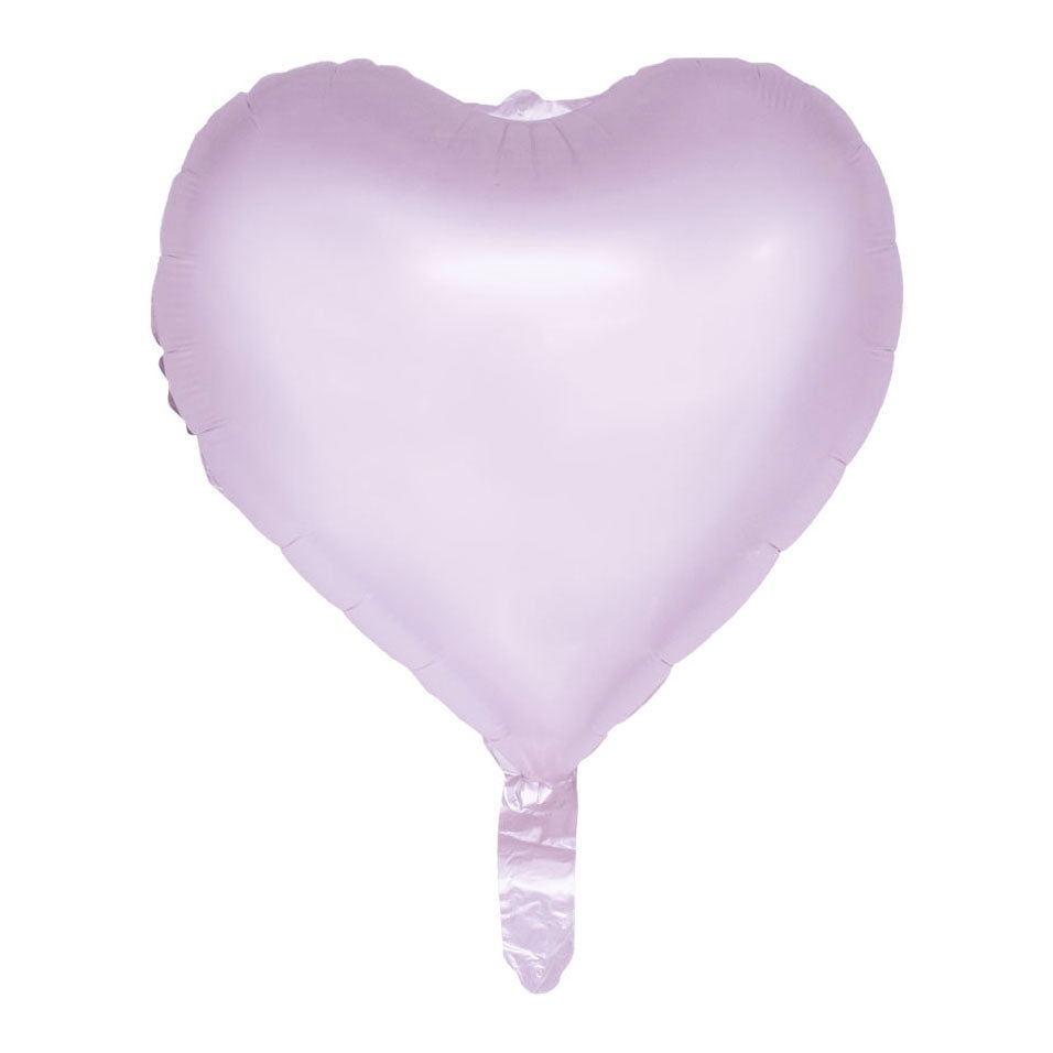 Balon foliowy Globos 18 cali akwarelowe serca - pastelowy fiolet