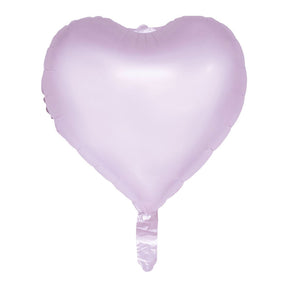 Balon foliowy Globos 18 cali akwarelowe serca - pastelowy fiolet