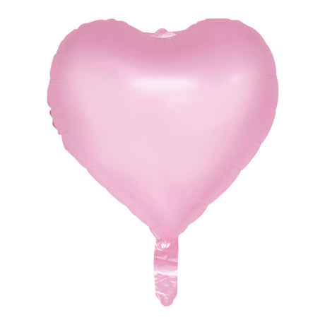 Balon foliowy Globos 18 cali akwarelowe serca - pastelowy róż