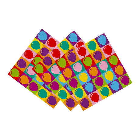 Serwetki papierowe Globos 33x33cm pop party - 20 szt.