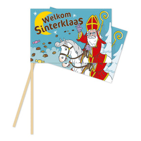 Flagi papierowe Globos 20x30cm Sinterklaas - 10 szt.