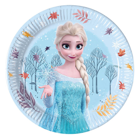 Globos talerze papierowe 20cm mrożone idylliczne cudo - 8 szt.