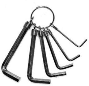 Zestaw kluczy Allen 2 3 4 5 6 7 mm