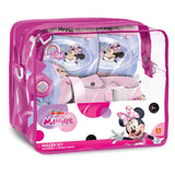 Wrotki Mondo Disney Minnie z zestawem ochronnym dla dzieci - regulowane, różowe.