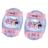 Wrotki Mondo Disney Minnie z zestawem ochronnym dla dzieci - regulowane, różowe.