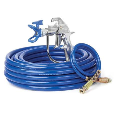 Graco schilderen stand pistool silver plus + bluemax ii slang 1 4 15ft + zweeppunt 3ft