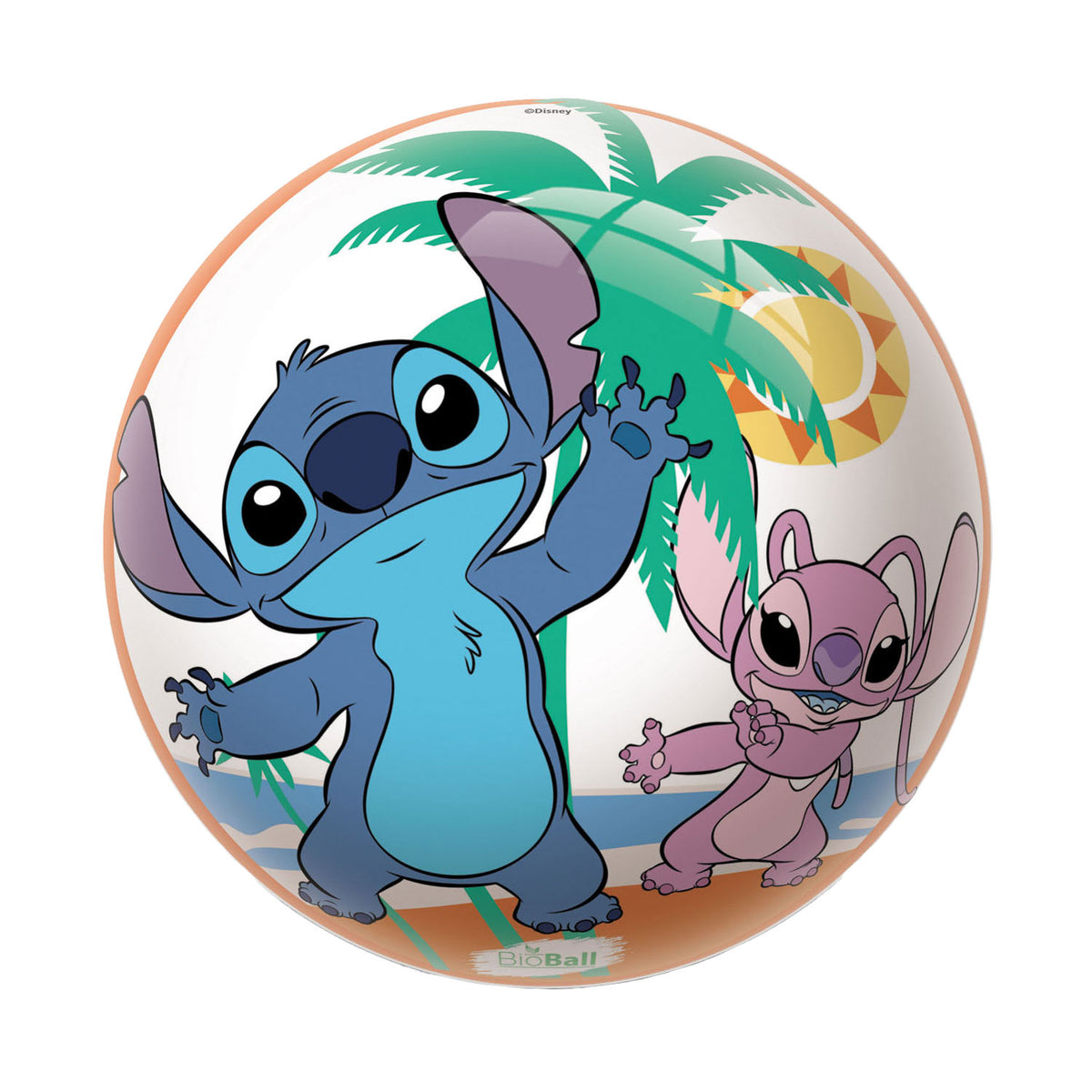 Van der Meulen Disney wyszywana piłka do zabawy 23 cm, wielokolorowy plastik.