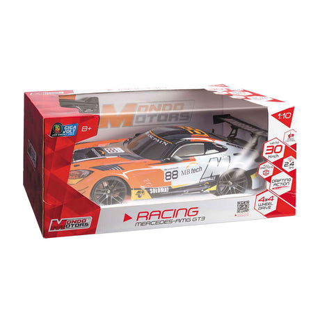 Samochód zdalnie sterowany Mondo Motors - Mercedes AMG GT 3 Drift 22, skala 1:10