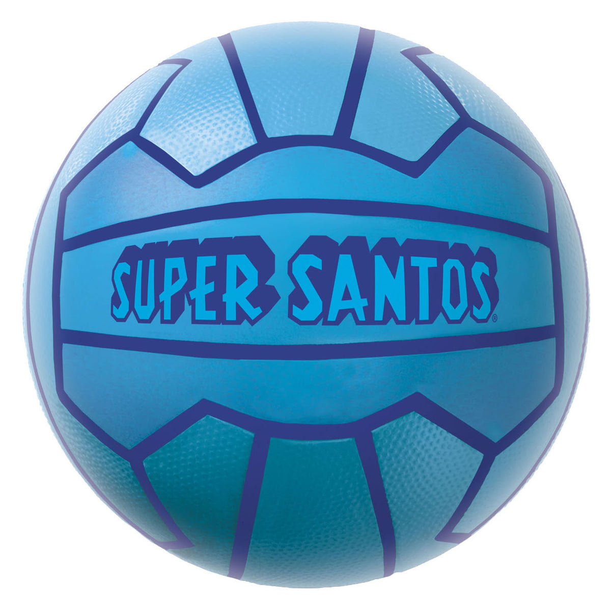 Piłka nożna Mondo Super Santos niebieska - 23 cm