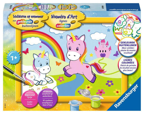 Farba Ravensburger według numeru świata jednorożców