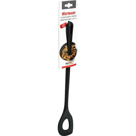 Westmark spiczasta łyżka do mieszania z otworem, długość: 30 cm, delikatna, czarna, 28872270