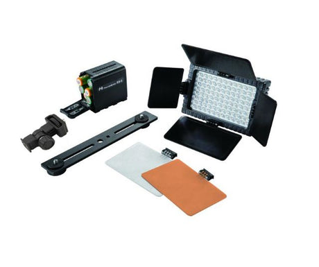Zestaw lamp LED Falcon Eyes z możliwością ściemniania DV-96V-K1 na baterię