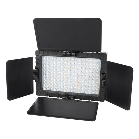 Zestaw lamp LED Falcon Eyes z możliwością ściemniania DV-160V-K2 w komplecie. bateria