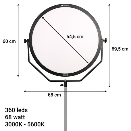 Falcon Eyes Biekolorowa lampa LED Sophiez SO-68TD na 230 V