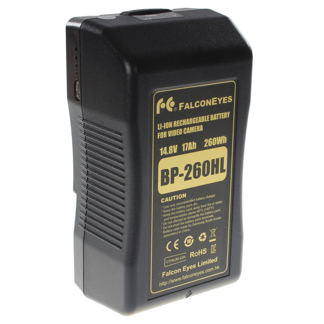 Bateria Falcon Eyes z mocowaniem typu V 260 Wh 14,8 V 17500 mAh