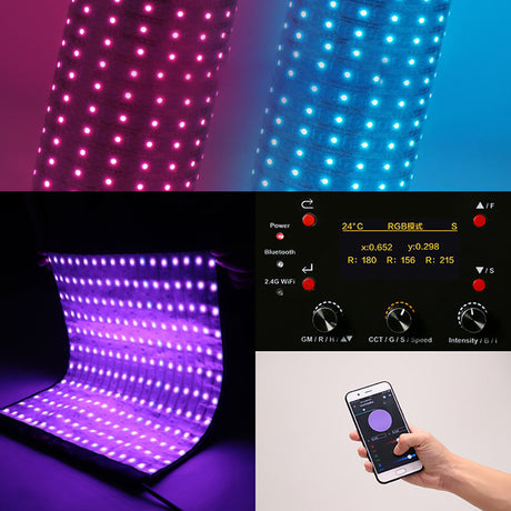 Falcon Eyes elastyczny panel led rgb rgb rx-836-k1 112x46,5 cm