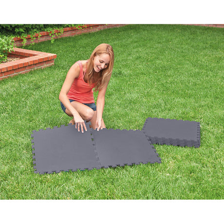 Płytki podłogowe Intex szare 50x50x0,5cm 8szt=1,9m2