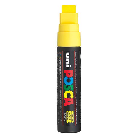 Marker farbowy Uni posca 17k żółty - punkt blokowy 15mm