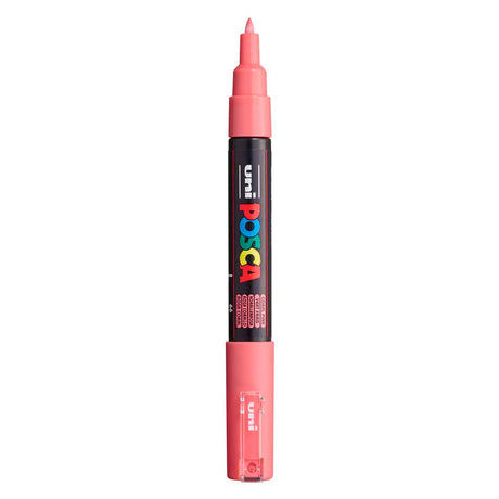 Marker farbowy Uni posca 1mc koralowy - końcówka stożkowa - 1 mm