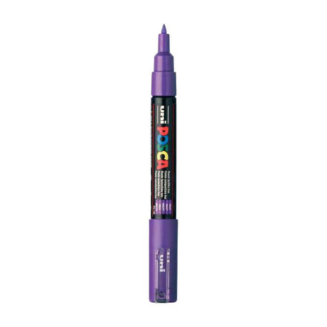 Marker farbowy Uni posca 1mc fioletowy - końcówka stożkowa - 1 mm