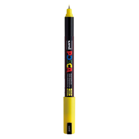 Marker Uni Posca PC-1mr żółty - bardzo cienki 0,7mm