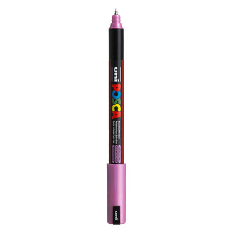 Marker Uni Posca PC-1mr Metaliczny Różowy - bardzo cienki 0,7mm