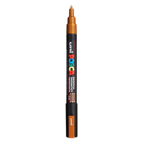 Uni posca pc3m marker akrylowy brązowy - okrągła końcówka do 1,3 mm
