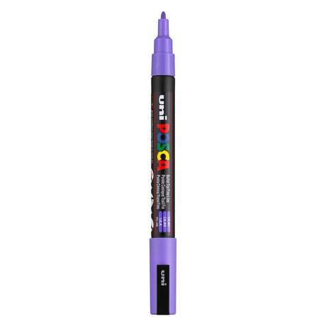 Marker akrylowy Uni posca pc3m liliowy - okrągła końcówka do 1,3 mm