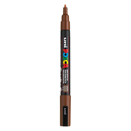 Marker akrylowy Uni posca pc3m brązowy - okrągła końcówka do 1,3 mm