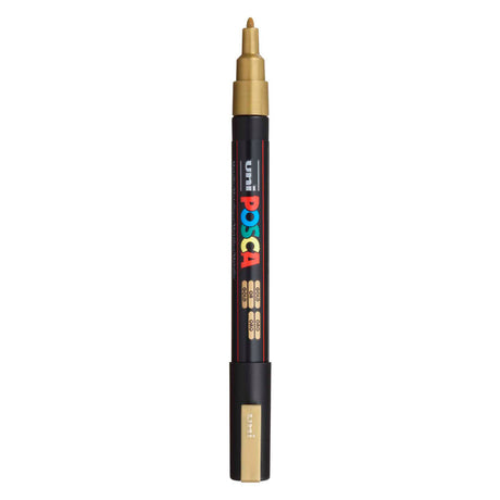 Marker farbowy Posca pc3m f złoty
