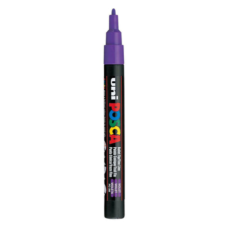 Uni posca posca uni pc3m marker farbowy fioletowy - okrągła końcówka do 1,3 mm