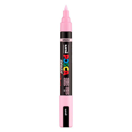 Marker pędzelkowy Uni posca pc5br jasnoróżowy - końcówka pędzelkowa 1-4 mm