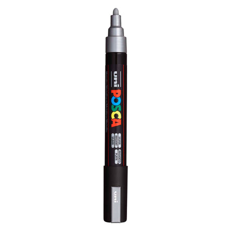 Marker farbowy Uni posca pc5m srebrny - końcówka stożkowa 2,5 mm