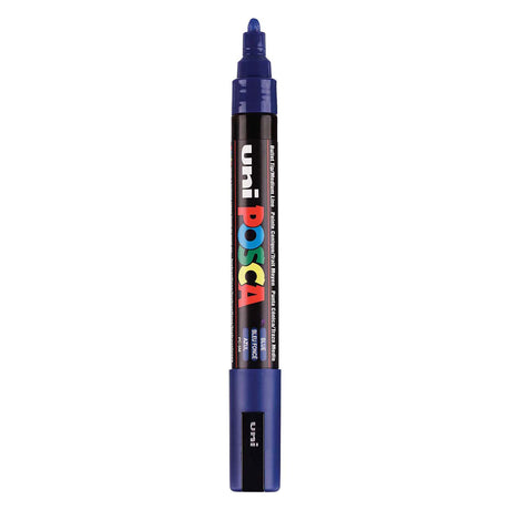 Marker farbowy Uni posca pc5m ciemnoniebieski - końcówka stożkowa 2,5 mm