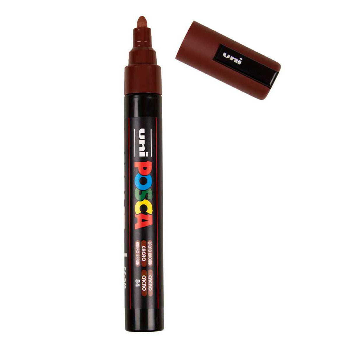 Marker farbowy Uni posca pc5m kakaowy brąz - końcówka stożkowa 2,5 mm